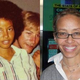 Linda Villarosa, then and now. (Courtesy of Linda Villarosa)
